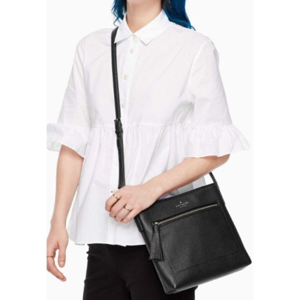 Kate Spade New York Women's Chester Street Dessi Pebbled Leather Crossbody Bag - Picture 2 of 10